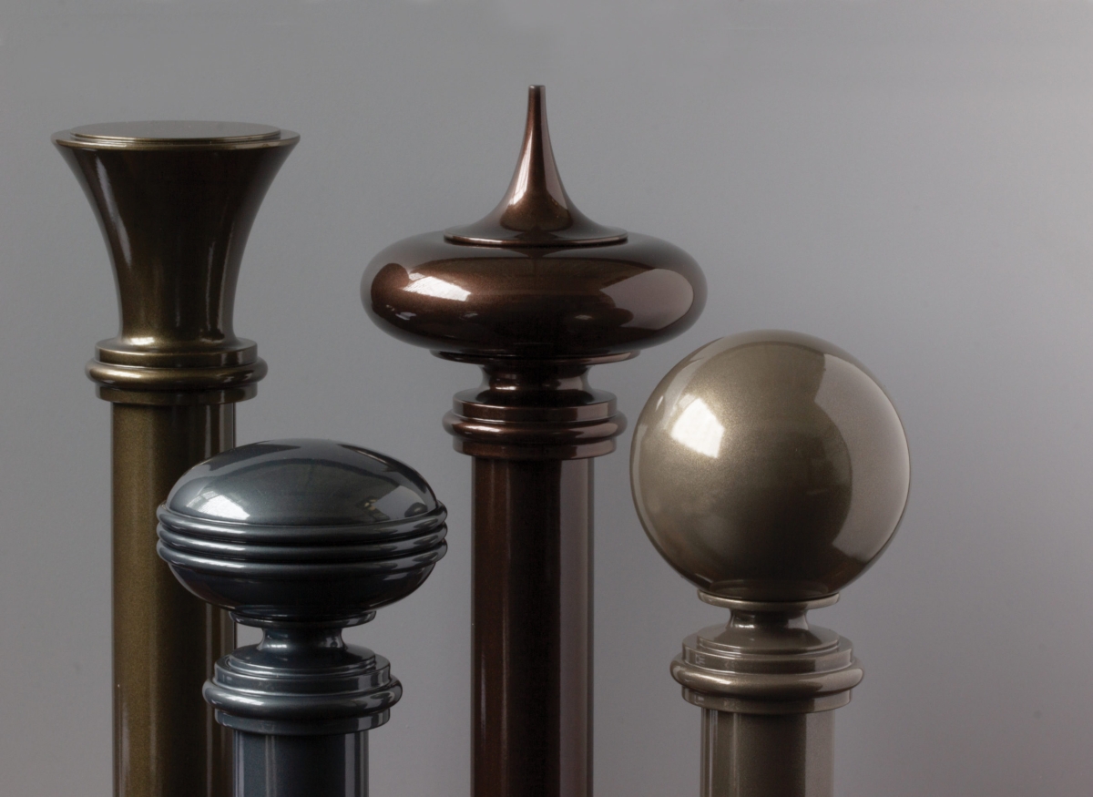 Poles and finials