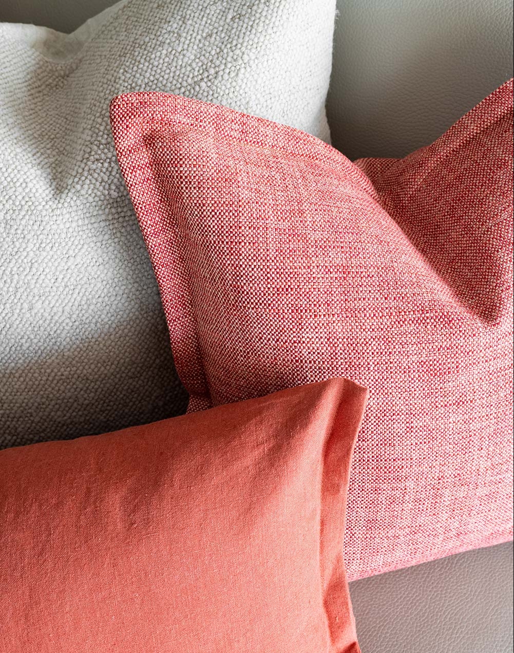 Linen & wool bespoke cushions